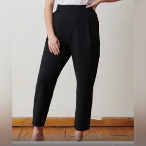Aday portfolio high-waist barrel pants - size M
